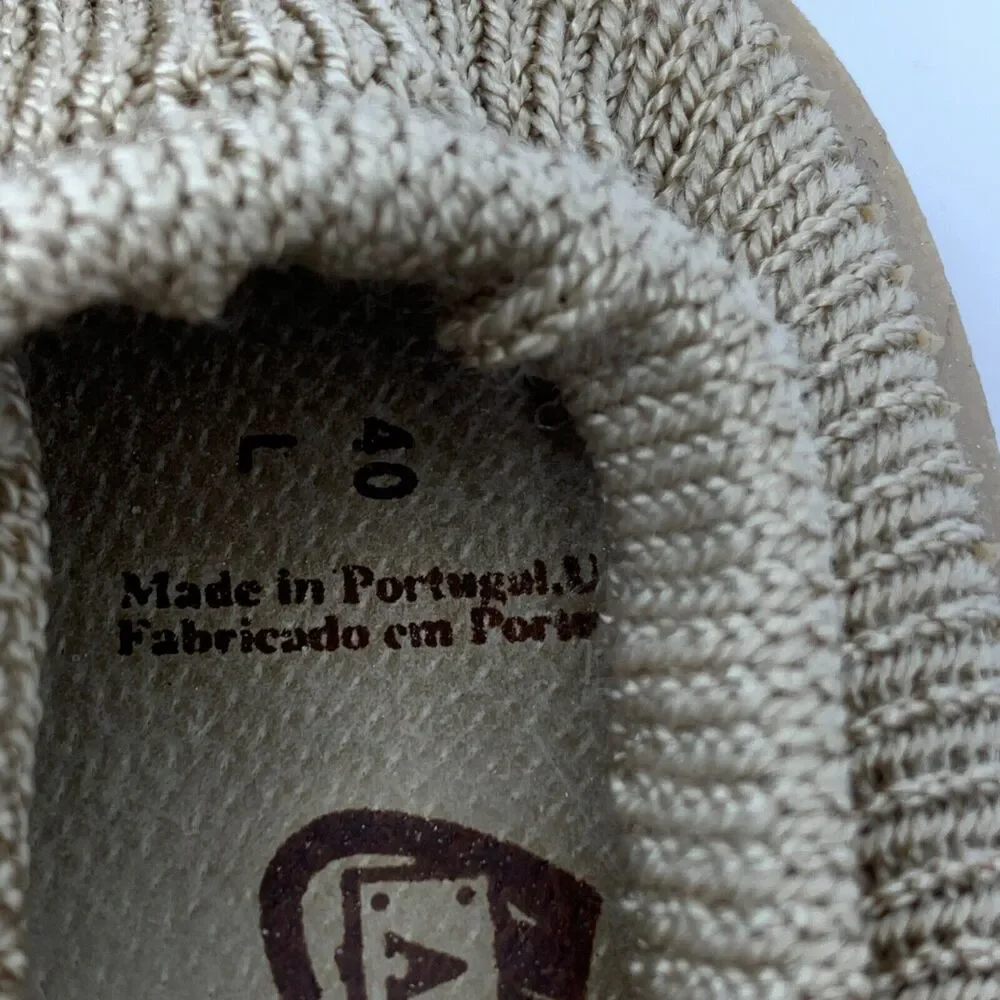 Arcopédico Beautiful Woven Beige Orthopedic Shoes Euro Size 40 U.S. 9.5 NIB